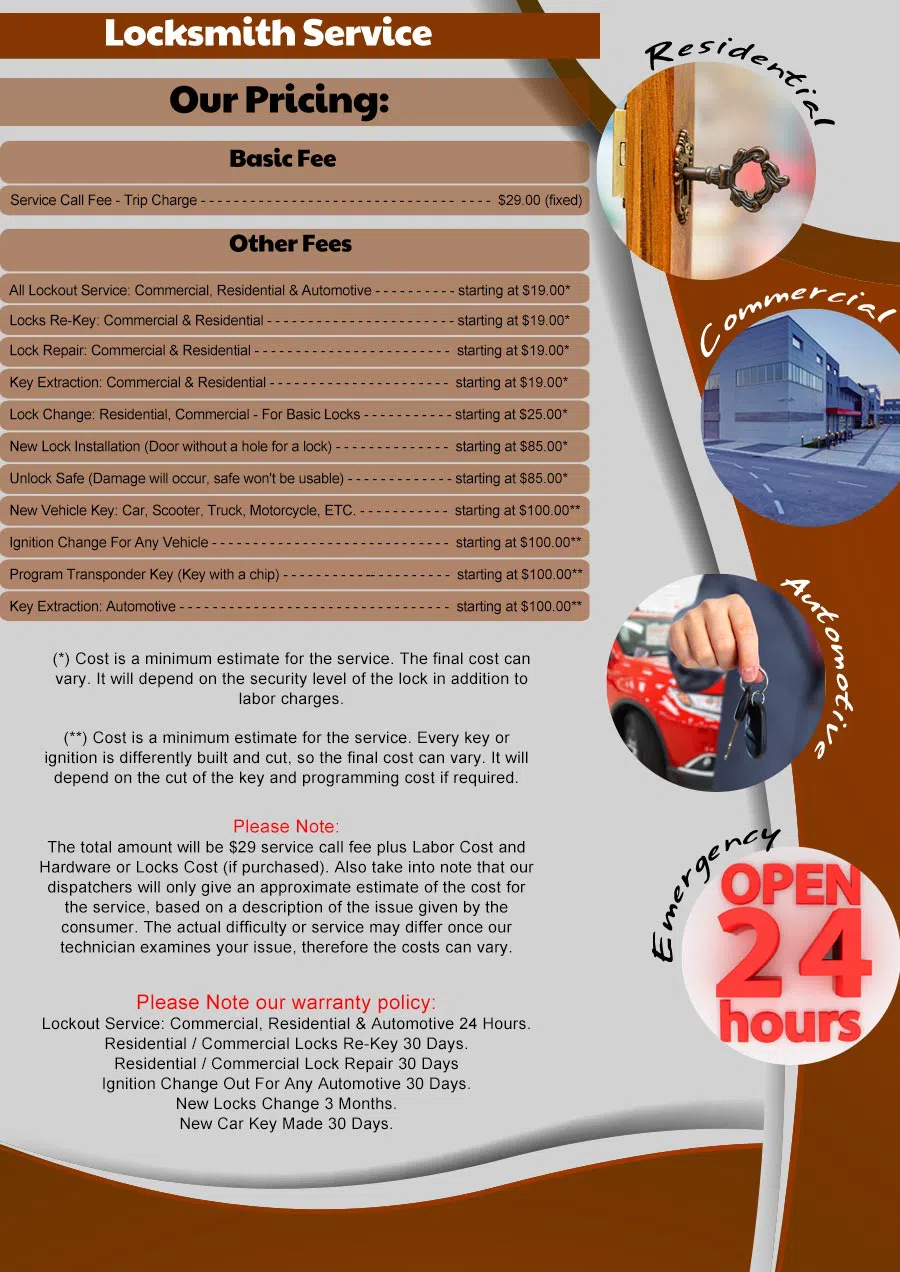 Locksmith Key Shop Key Biscayne, FL 305-744-5776